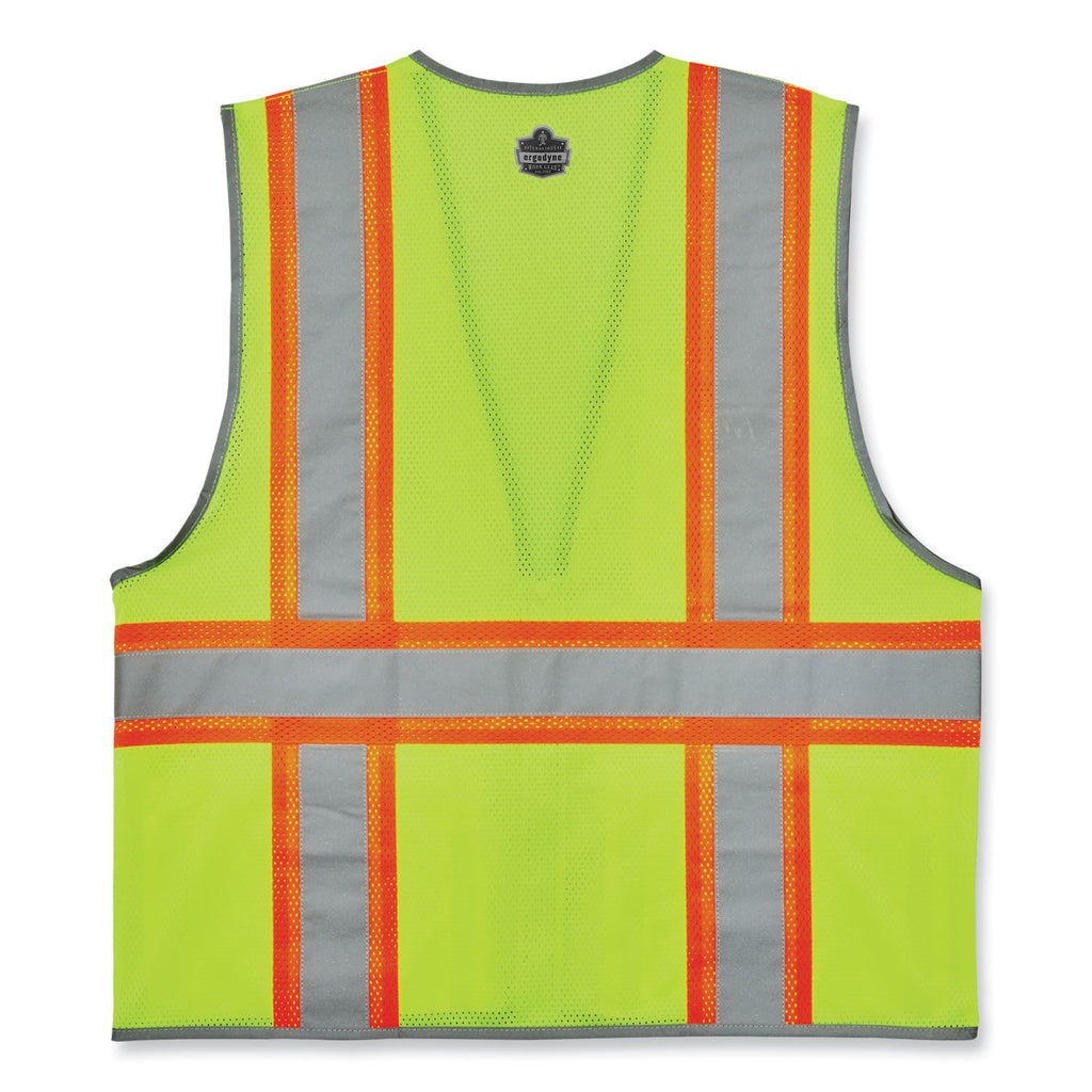 glowear-8246z-s-single-size-class-2-two-tone-mesh-vest-polyester-2x-large-lime-ships-in-1-3-business-days_ego24566 - 2