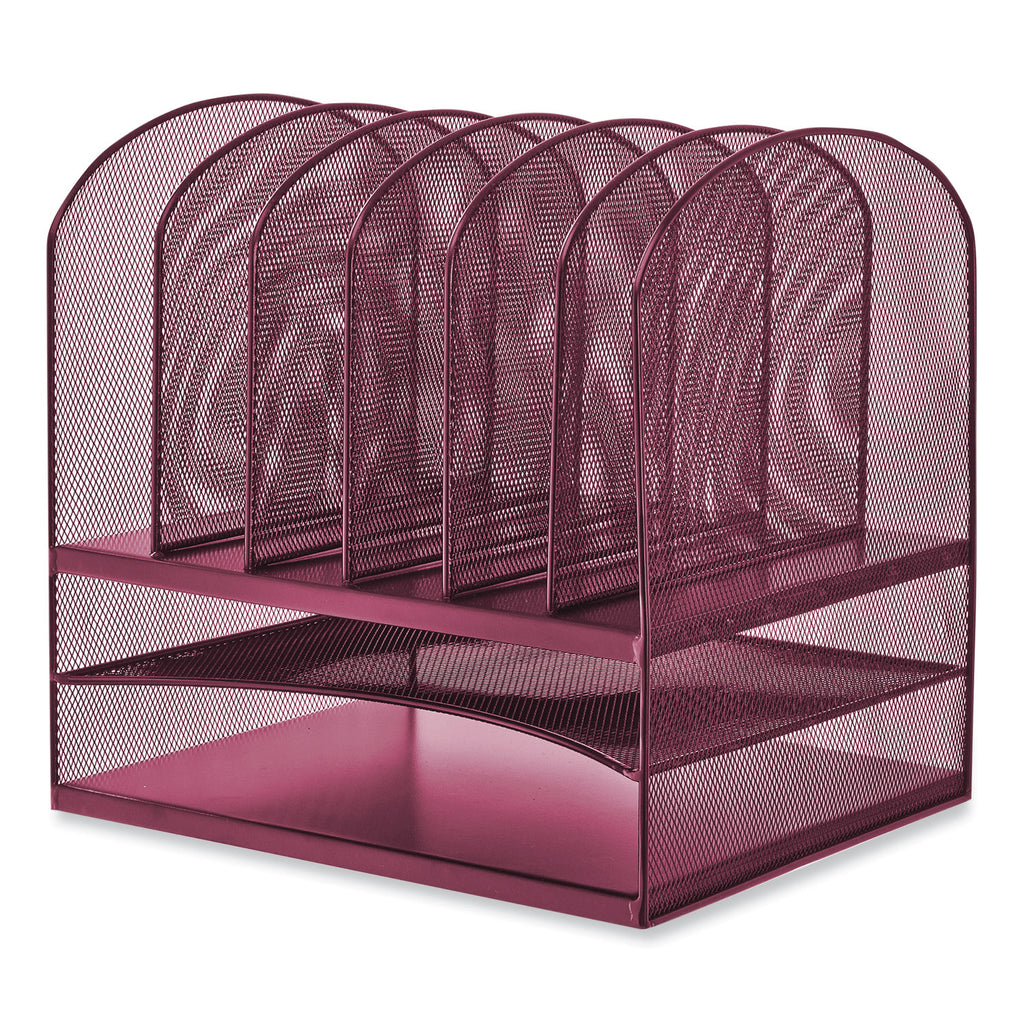 onyx-desk-organizer-w-two-horizontal-and-six-upright-sectionsletter-size-1325-x-115-x-13-wineships-in-1-3-business-days_saf3255we - 2