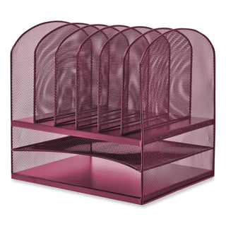 onyx-desk-organizer-w-two-horizontal-and-six-upright-sectionsletter-size-1325-x-115-x-13-wineships-in-1-3-business-days_saf3255we - 2
