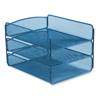 onyx-triple-tray-3-sections-letter-size-files-925-x-1175-x-8-blue-ships-in-1-3-business-days_saf3271bu - 1