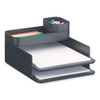 plastic-stacking-desktop-sorter-set-4-sections-10-x-1225-x-625-black-ships-in-1-3-business-days_saf3285bl - 2