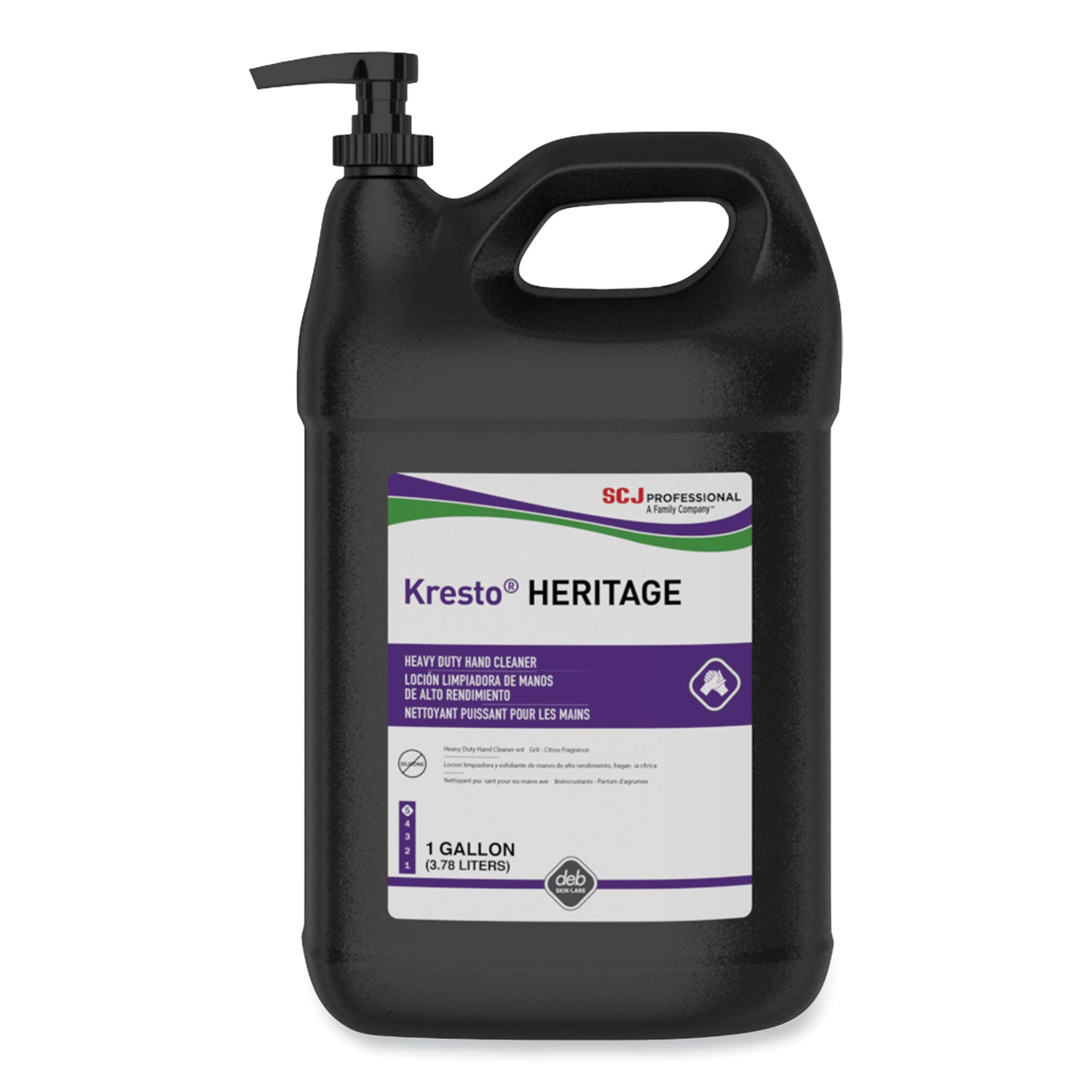 kresto-heritage-heavy-duty-hand-cleaner-fresh-scent-1-gal-bottle-refill-4-carton_sjn9102 - 1