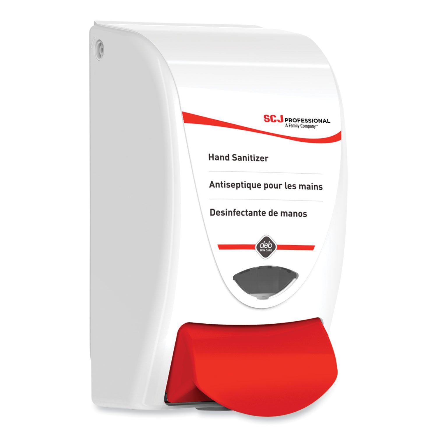 Sanitizer Dispenser, 1 L, 4.92 x 4.6 x 9.25, White, 15/Carton