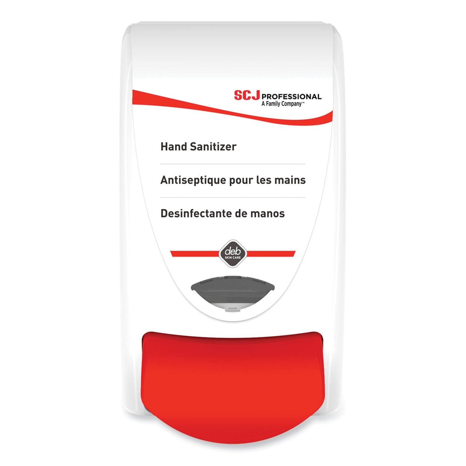 Sanitizer Dispenser, 1 L, 4.92 x 4.6 x 9.25, White, 15/Carton