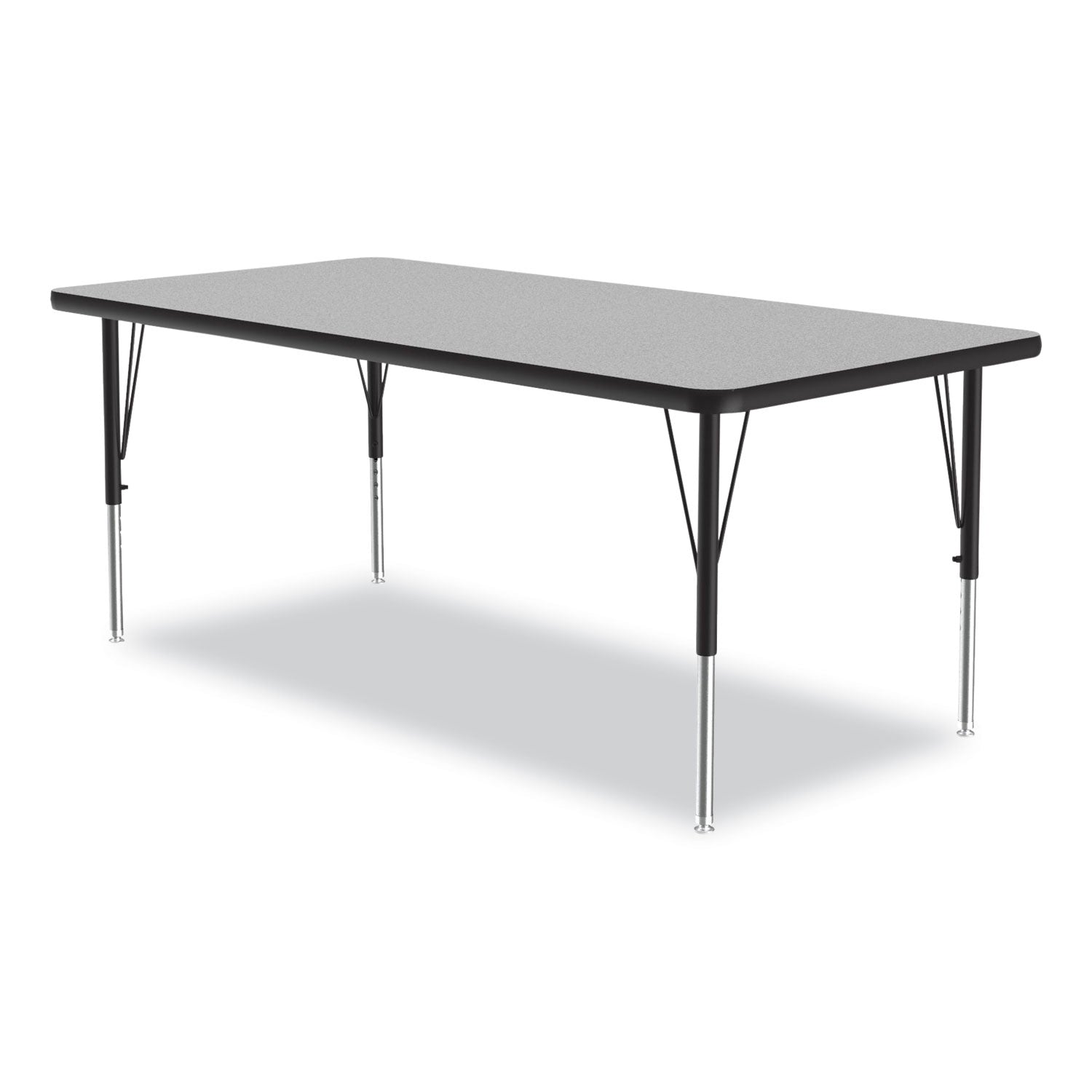 height-adjustable-activity-tables-rectangular-60w-x-30d-x-19h-gray-granite-4-pallet-ships-in-4-6-business-days_crl3060tf1595k4 - 1