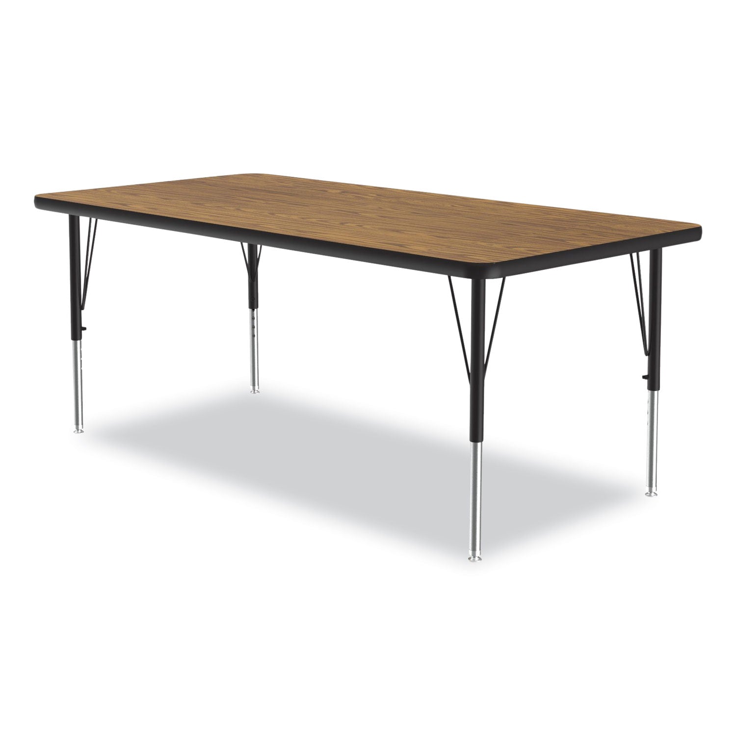 height-adjustable-activity-tables-rectangular-60w-x-30d-x-19h-medium-oak-4-pallet-ships-in-4-6-business-days_crl3060tf0695k4 - 1