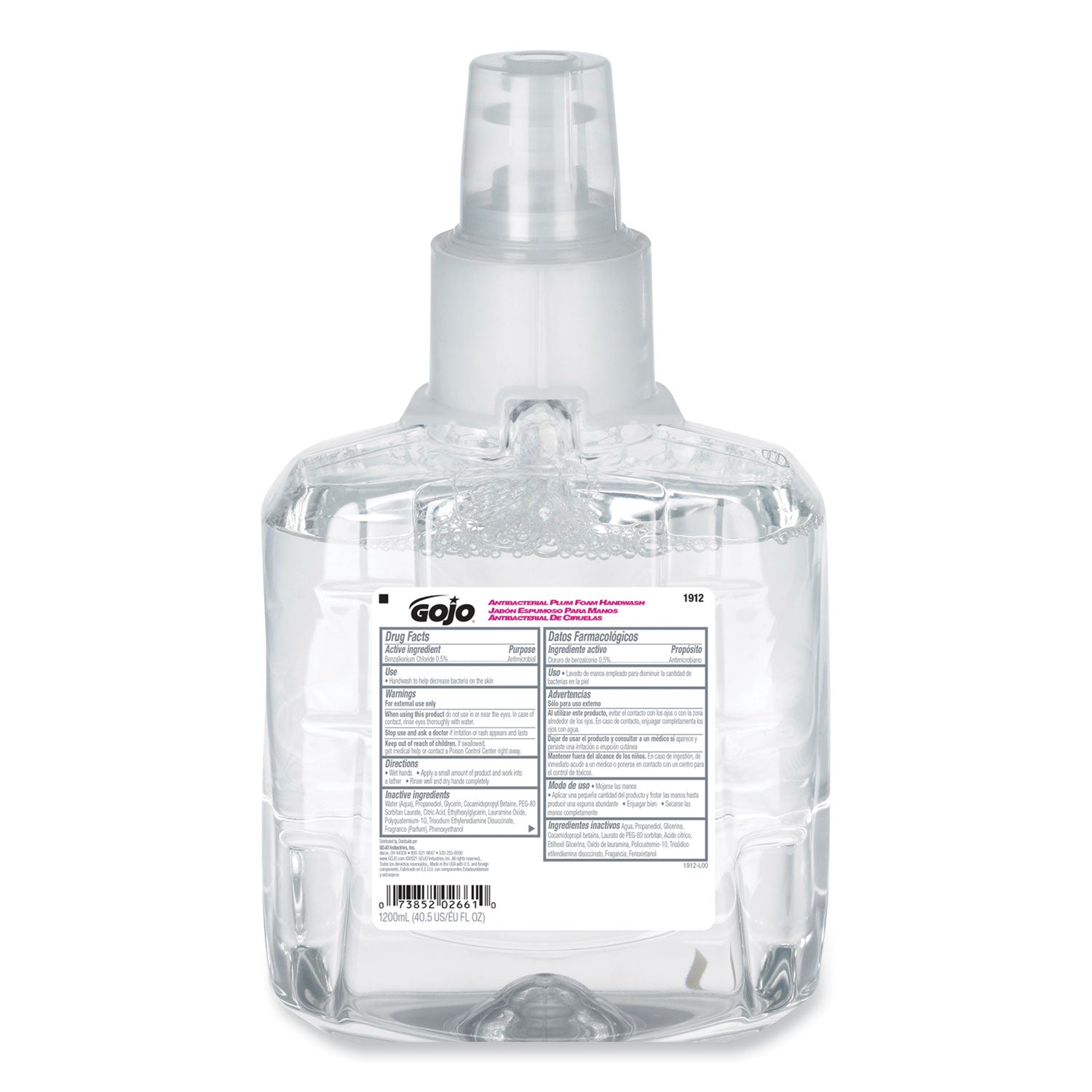 antibacterial-foam-hand-wash-refill-for-ltx-12-dispenser-plum-scent-1200-ml-refill_goj191202ea - 1