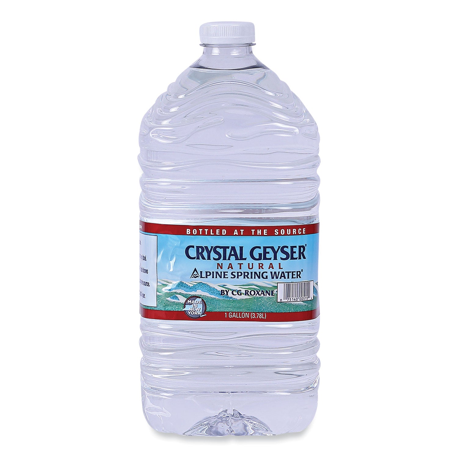 Crystal Geyser Alpine Spring Water, 1 Gal Bottle, 6/Case, 24 Cases/Half Pallet (144 - 1 Galon Bottles) - 1