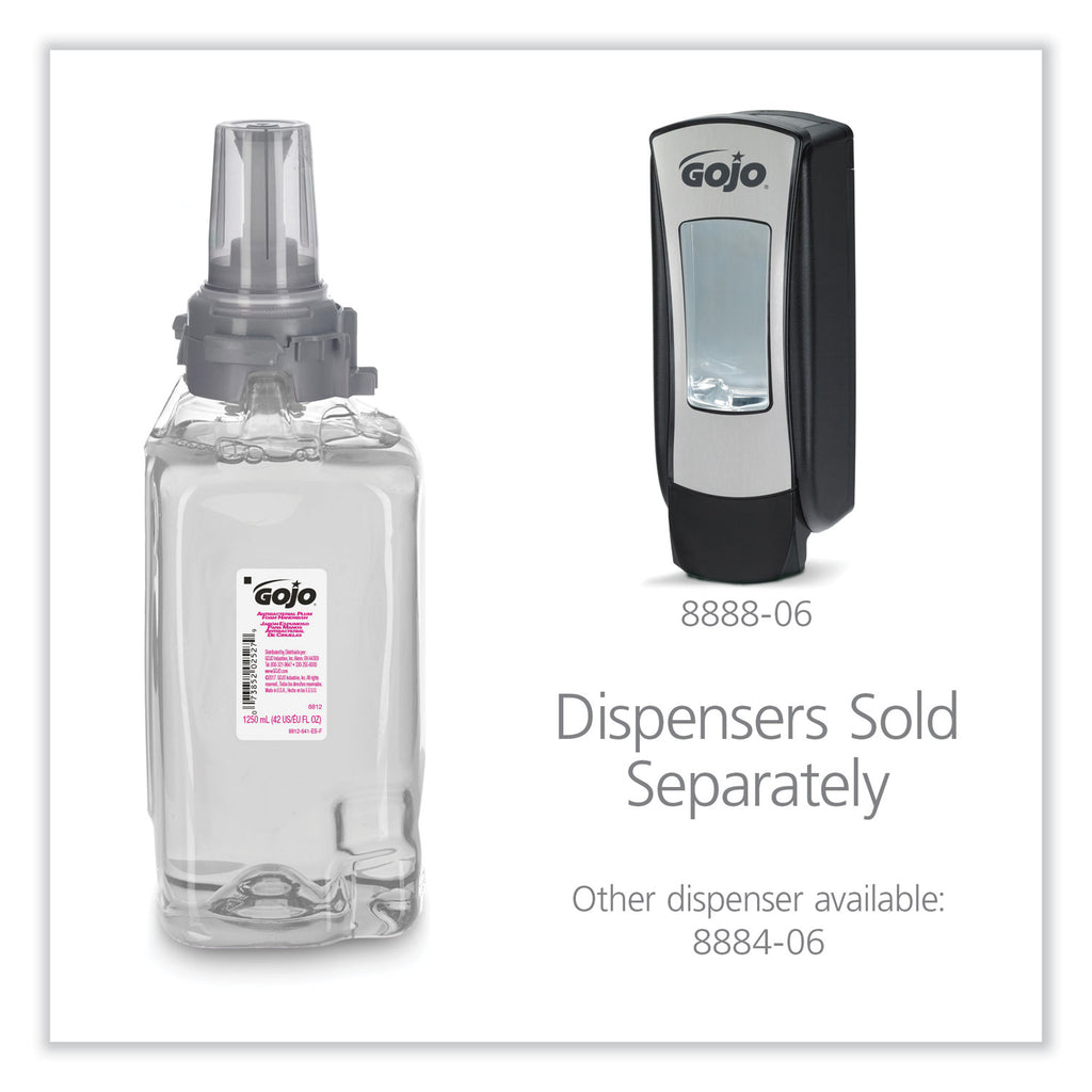 Antibacterial Foam Hand Wash Refill, For ADX-12 Dispenser, Plum Scent, 1,250 mL Refill, 3/Carton