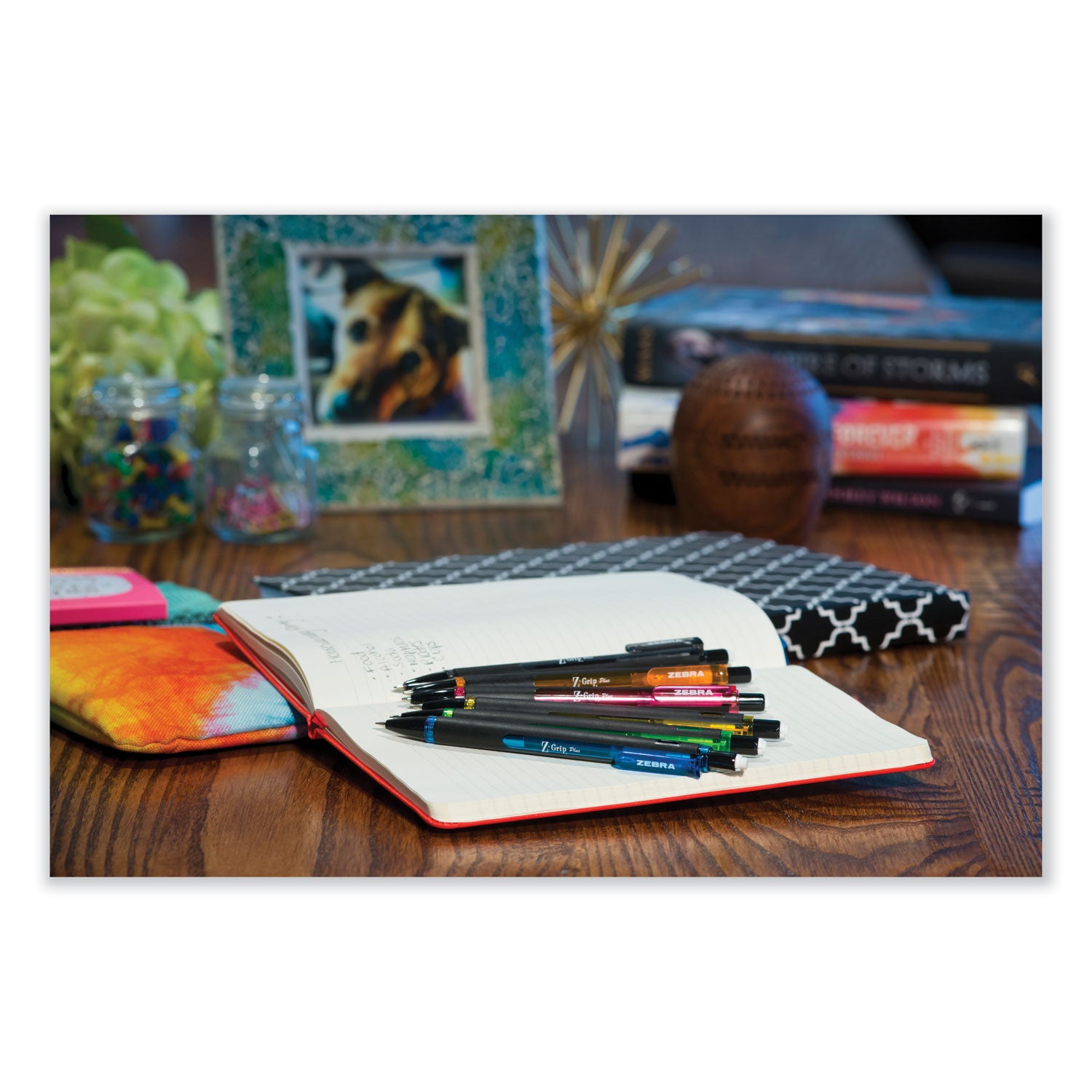Z-Grip Plus Mechanical Pencil, 0.7 mm, HB (#2), Black Lead, Assorted Barrel Colors, 3/Pack