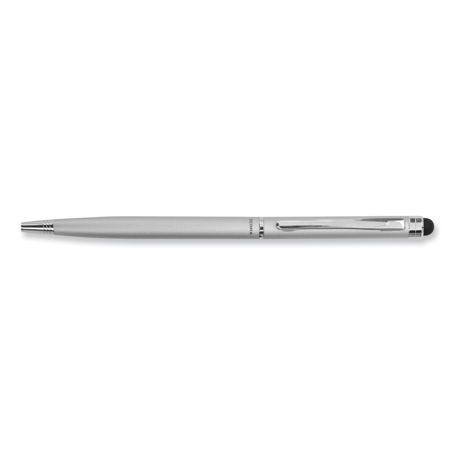 StylusPen Twist Ballpoint Pen/Stylus, Silver - 