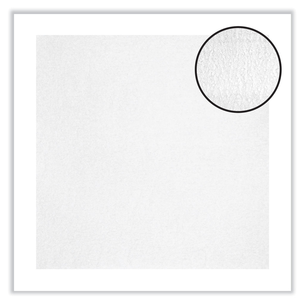 Linen-Like Natural Flat Pack Napkin, Ultraply, 16" x 16", White, 1,200/Carton