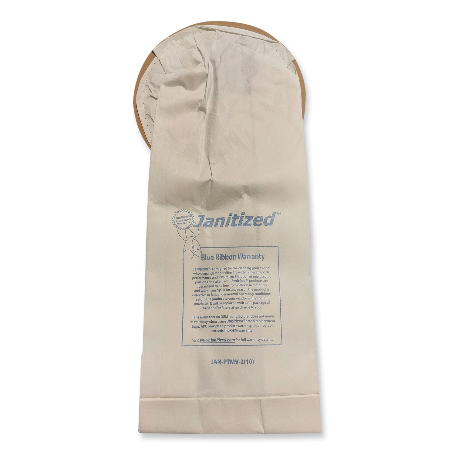 Vacuum Filter Bags Designed to Fit ProTeam 10 qt Super Coach/MegaVac, 100/Carton - 