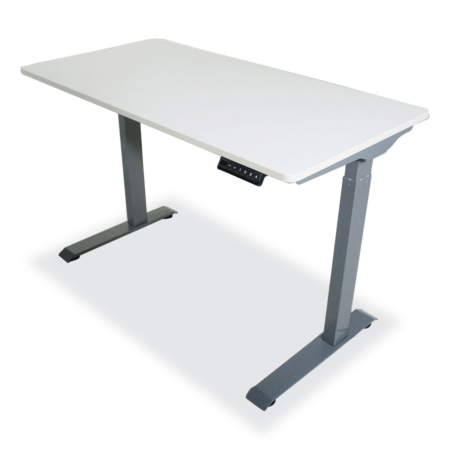 electric-height-adjustable-standing-desk-48-x-236-x-287-to-484-white-ships-in-1-3-business-days_vctdc840w - 1