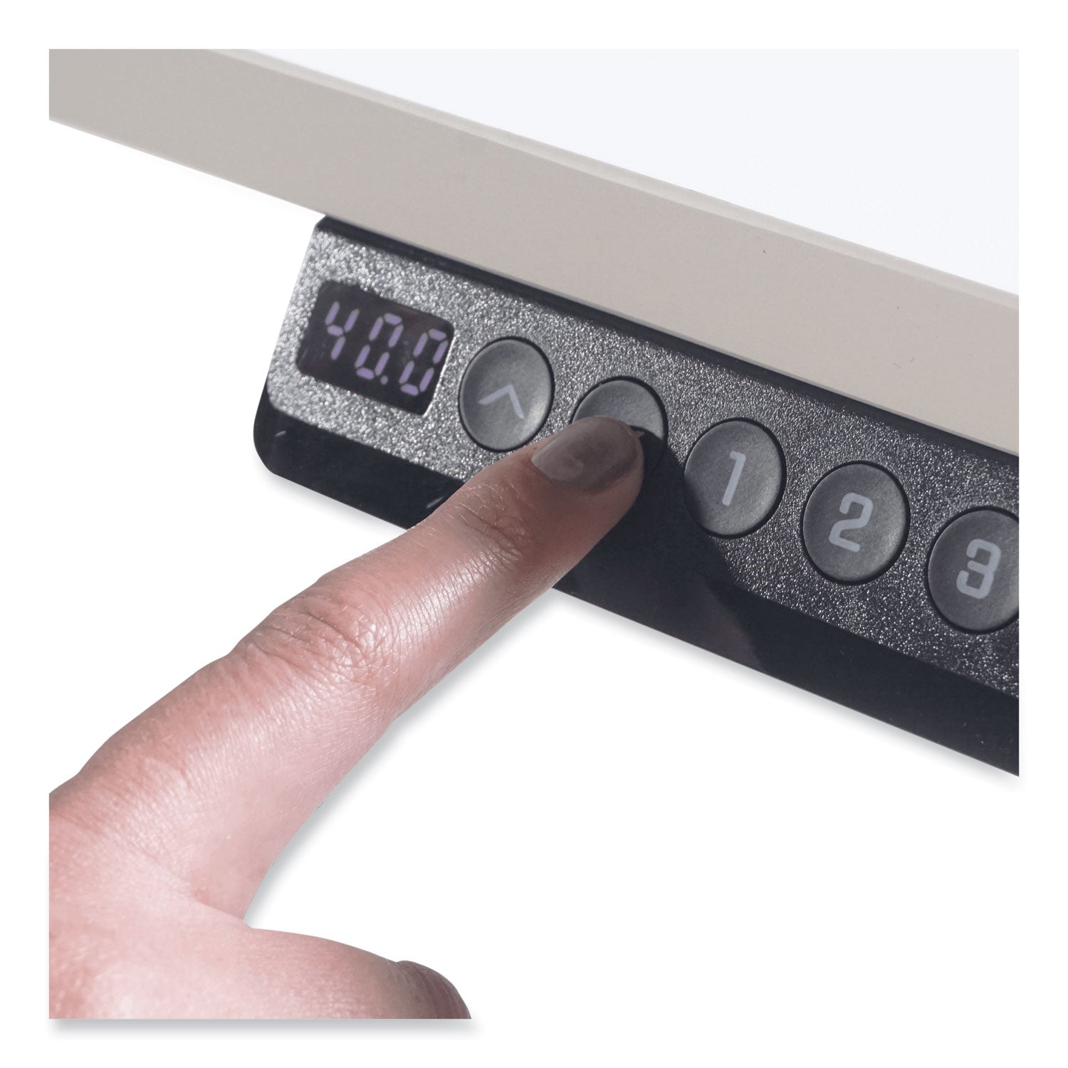 electric-height-adjustable-standing-desk-36-x-236-x-387-to-484-white-ships-in-1-3-business-days_vctdc830w - 3