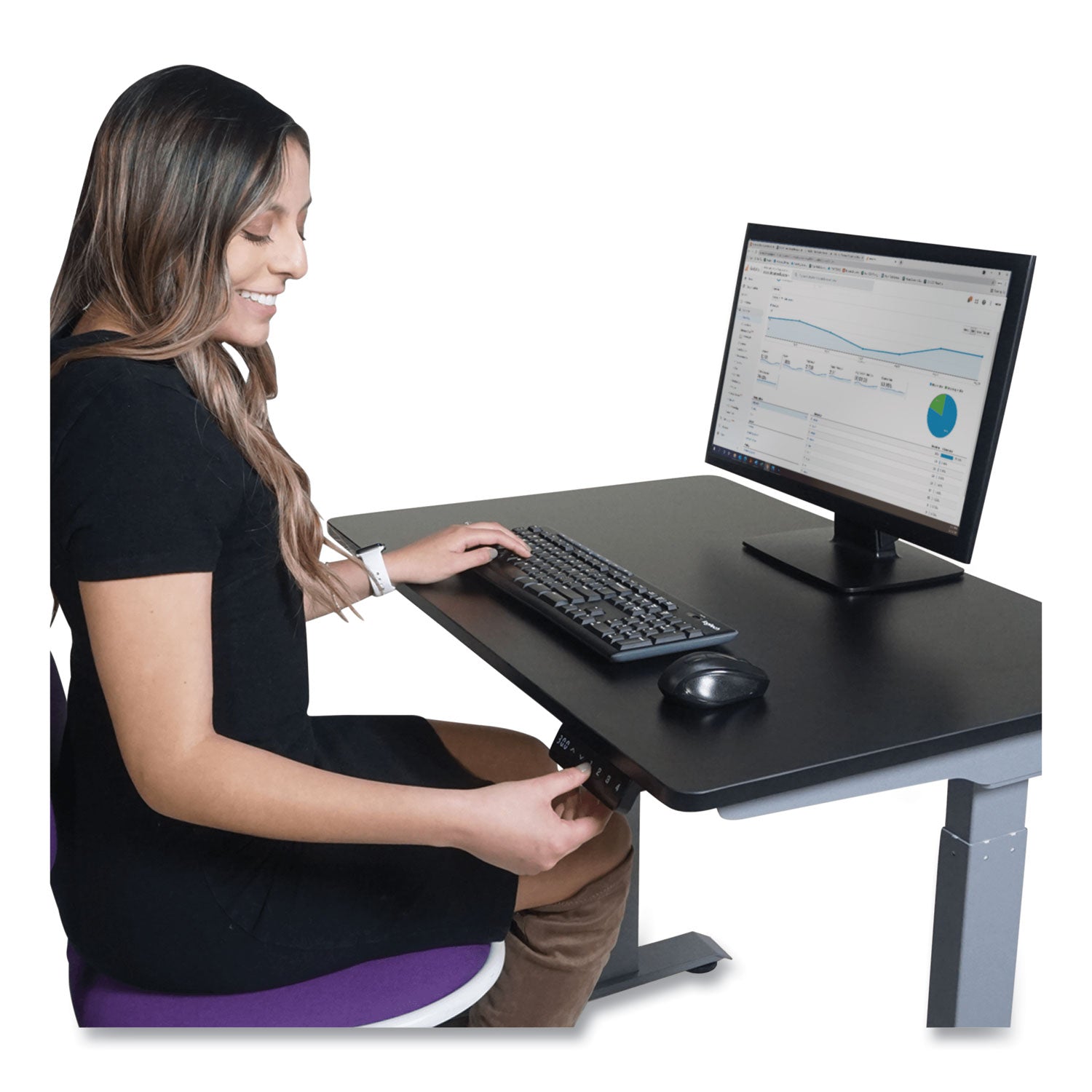 electric-height-adjustable-standing-desk-36-x-236-x-287-to-484-black-ships-in-1-3-business-days_vctdc830b - 4