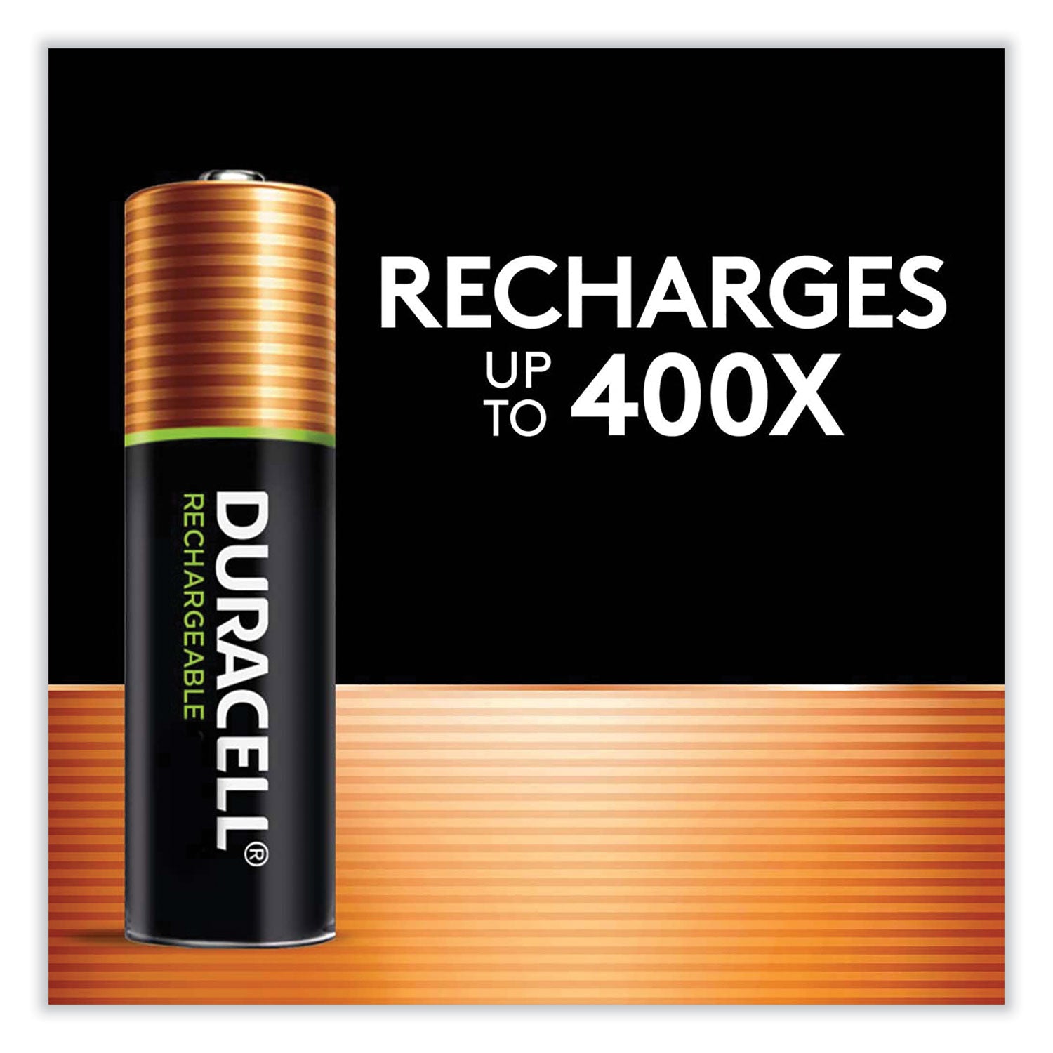 Rechargeable StayCharged NiMH Batteries, AA, 4/Pack - 