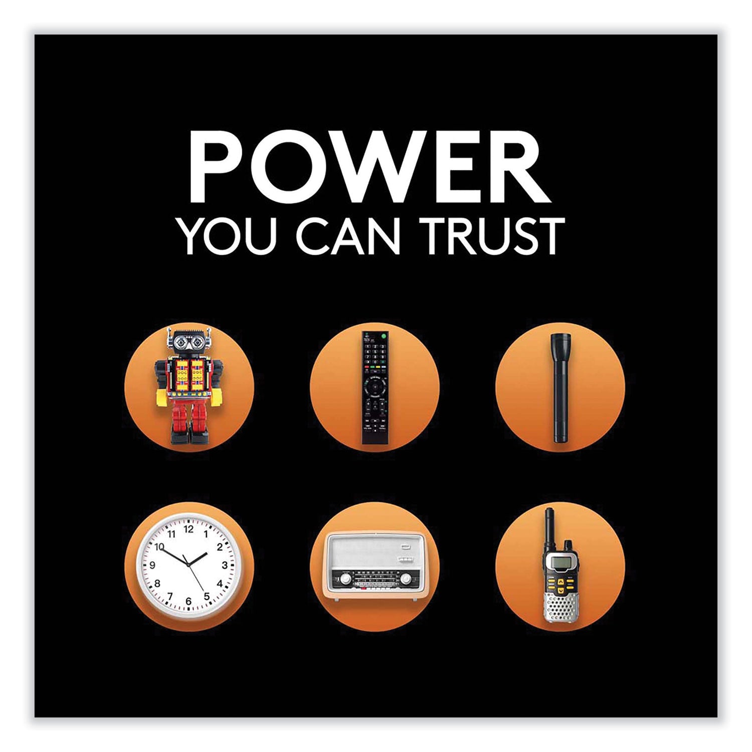 CopperTop Alkaline D Batteries, 4/Pack - 5