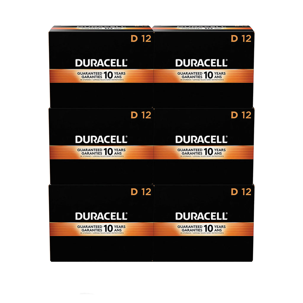 CopperTop Alkaline D Batteries, 72/Carton - 1
