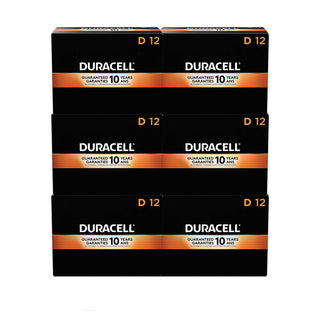 CopperTop Alkaline D Batteries, 72/Carton - 1