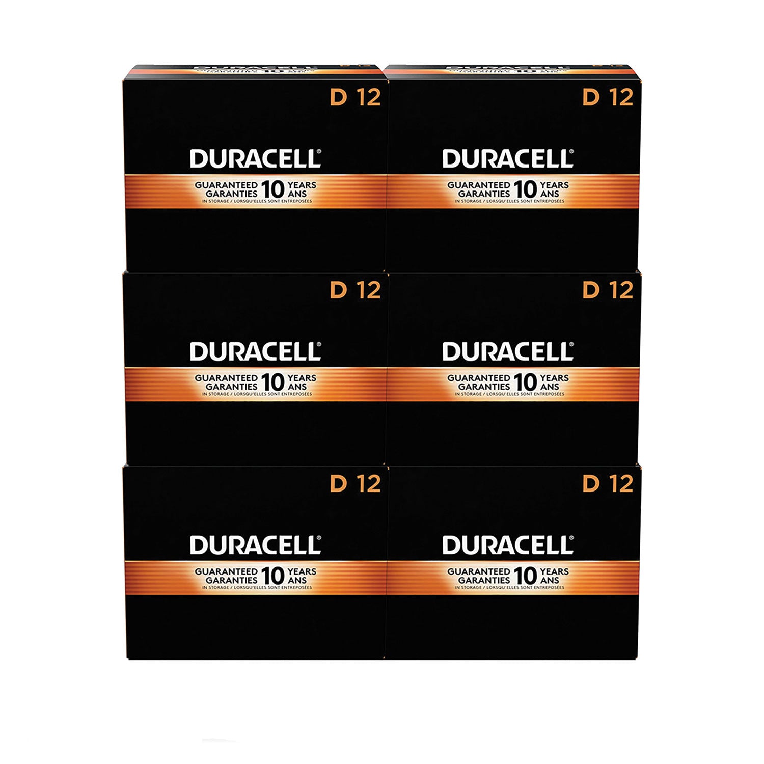 Duracell Coppertop Alkaline D Battery Boxes of 12 - For Multipurpose - D - 6 / Carton