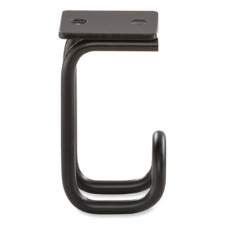 Table Hooks, 1.25 x 1.75 x 3.25, Black, 24/Pack, Ships in 1-3 Business Days