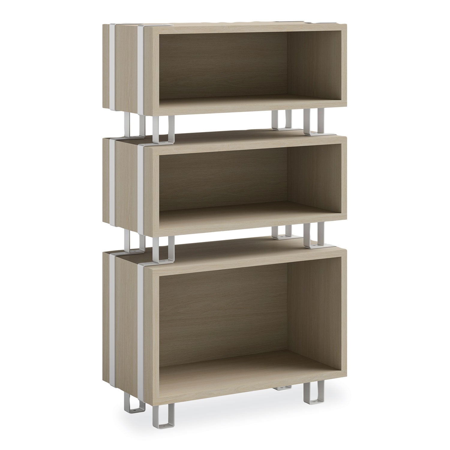ready-home-office-large-stackable-storage-1-shelf-24w-x-12d-x-1725h-beige-white-ships-in-1-3-business-days_saf5509whna - 6