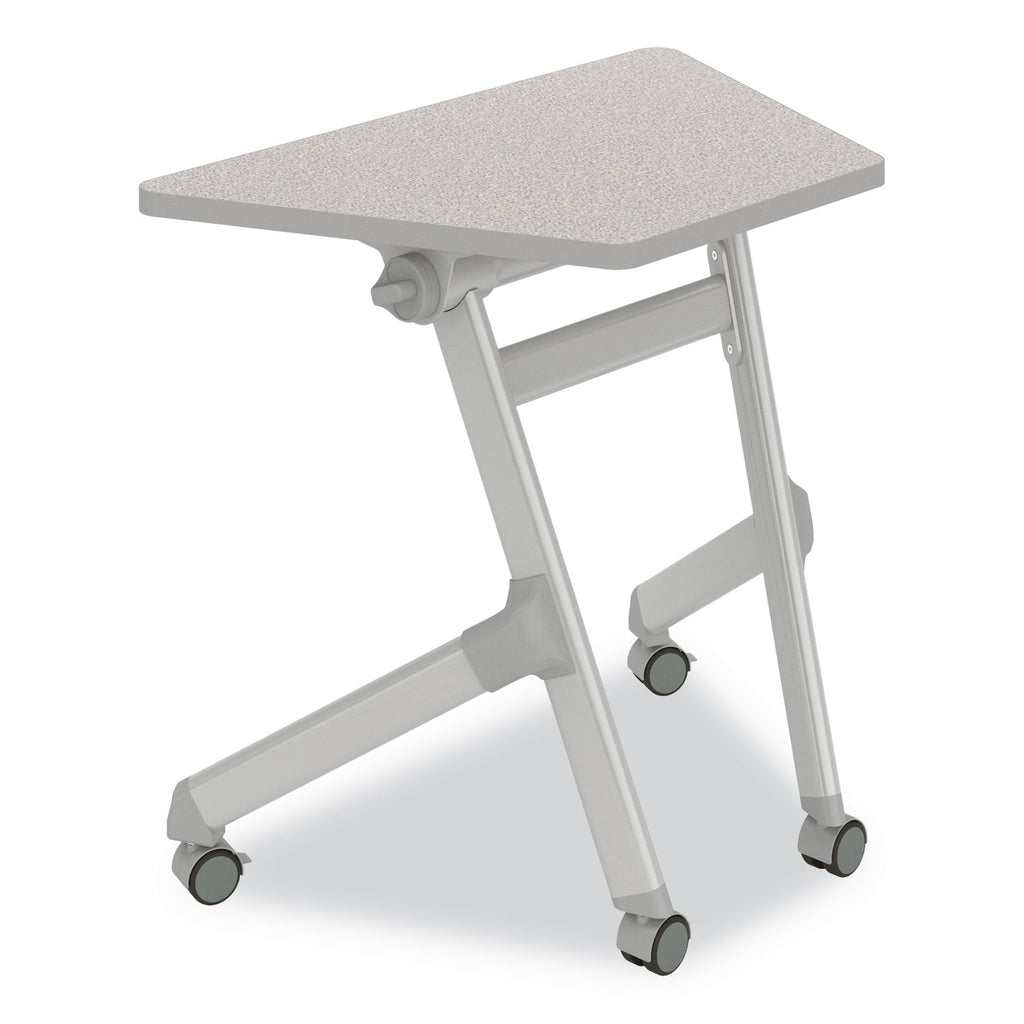 Learn Nesting Trapezoid Desk, 32.83" x 22.25" to 29.5", Gray, Ships in 1-3 Business Days