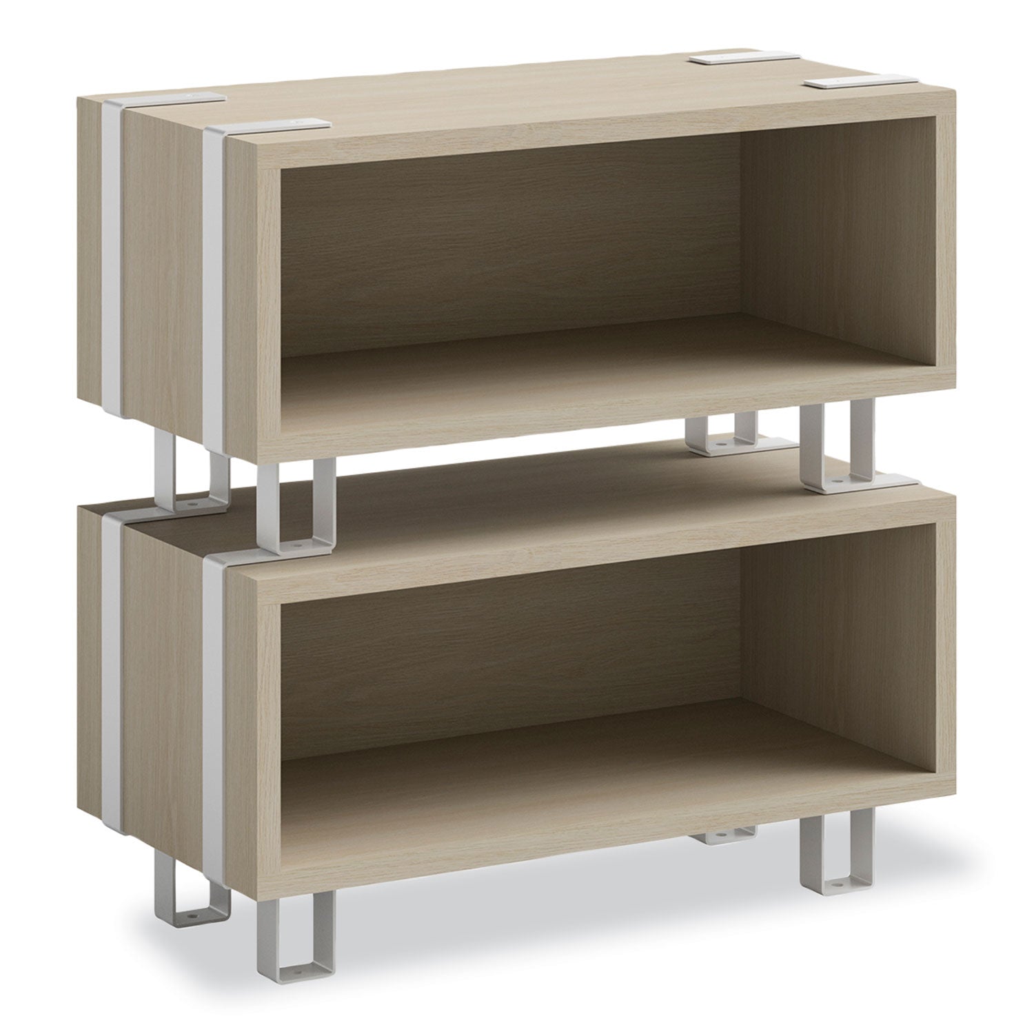 ready-home-office-small-stackable-storage-1-shelf-24w-x-12d-x-1225h-beige-white-ships-in-1-3-business-days_saf5510whna - 6