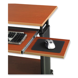 Muv Standing Desk, 35.5" x 22" x 30.5", Cherry, Ships in 1-3 Business Days