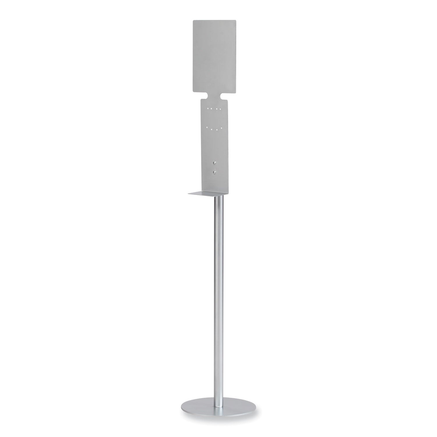 hand-sanitizer-stand-6125-x-12-x-12-silver-ships-in-1-3-business-days_saf7512gr - 1