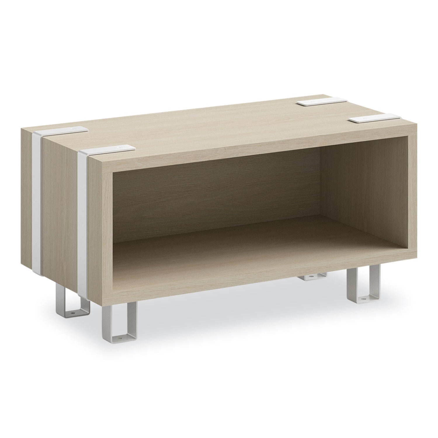ready-home-office-small-stackable-storage-1-shelf-24w-x-12d-x-1225h-beige-white-ships-in-1-3-business-days_saf5510whna - 1