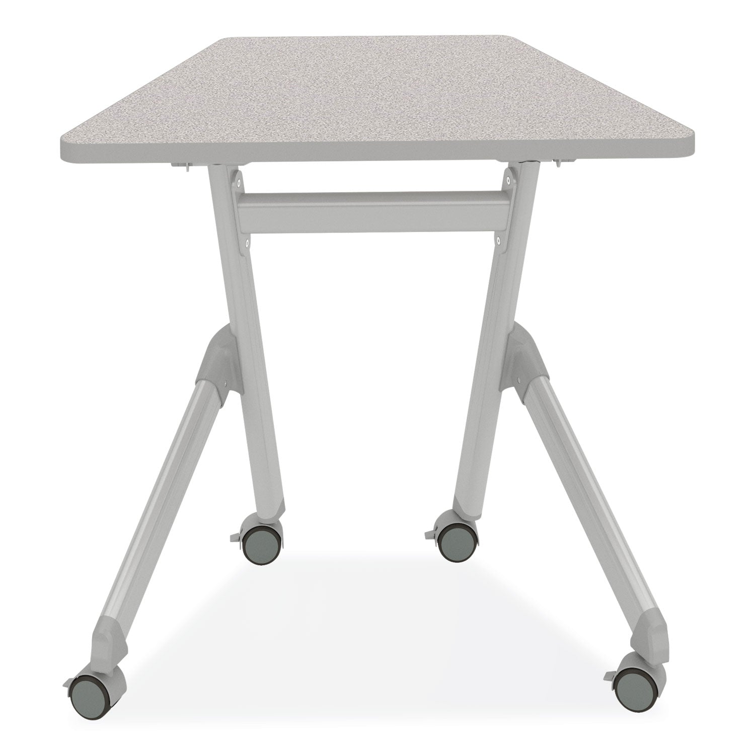 Learn Nesting Trapezoid Desk, 32.83" x 22.25" to 29.5", Gray, Ships in 1-3 Business Days