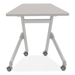 Learn Nesting Trapezoid Desk, 32.83" x 22.25" to 29.5", Gray, Ships in 1-3 Business Days