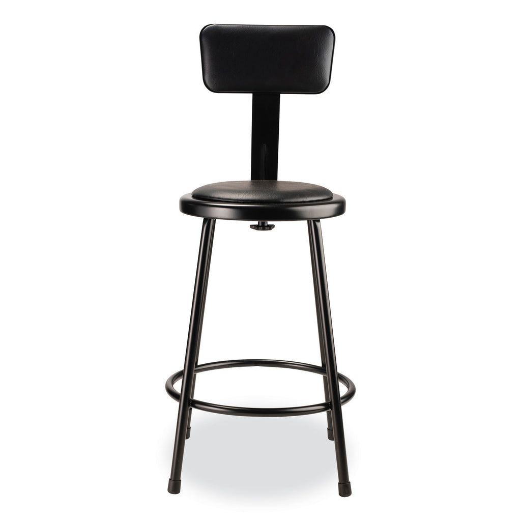 6400-series-heavy-duty-vinyl-padded-stool-w-backrest-supports-300lb-24-seat-ht-black-seat-back-baseships-in-1-3-bus-days_nps6424b10 - 2