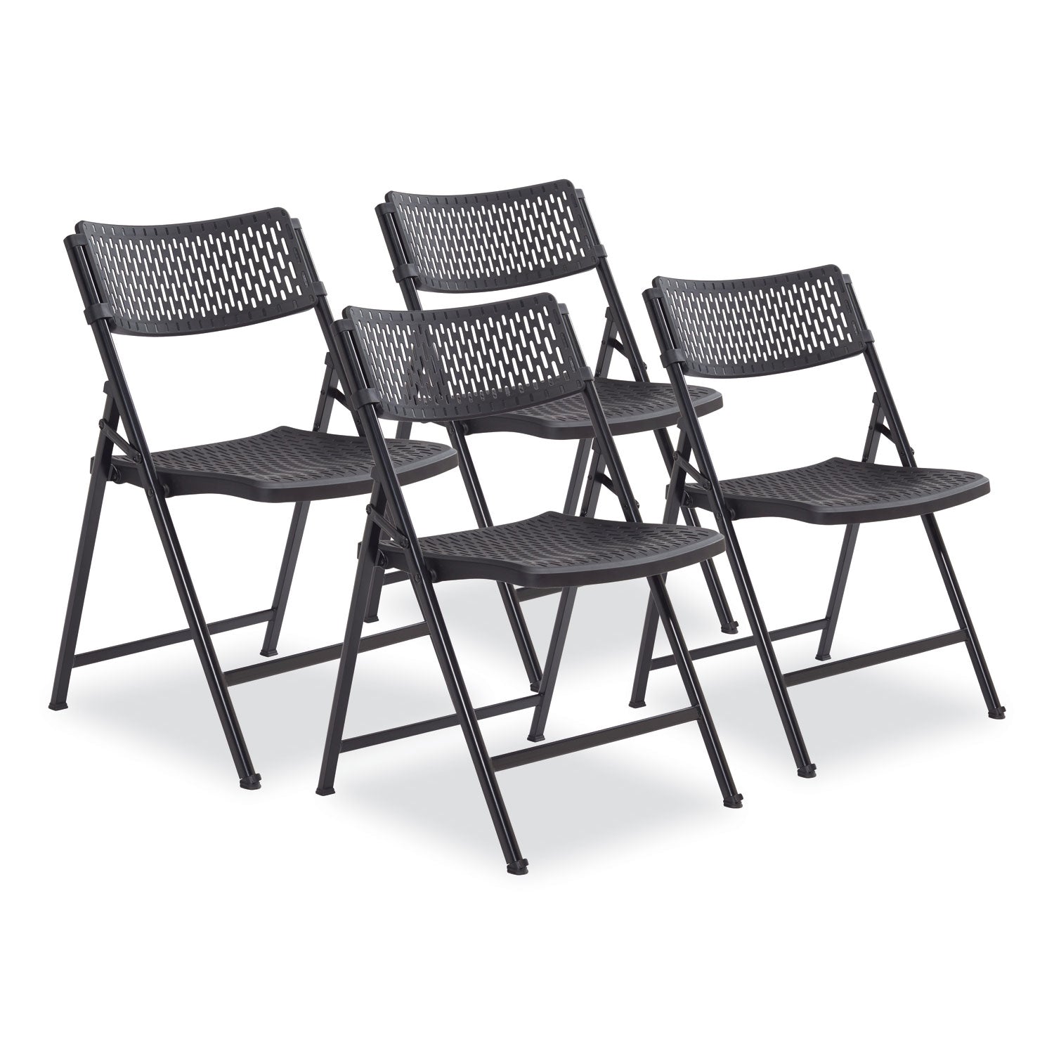 airflex-series-premium-poly-folding-chair-supports-1000-lb-1725-seat-ht-black-seat-back-base-4-ctships-in-1-3-bus-days_nps1410 - 1