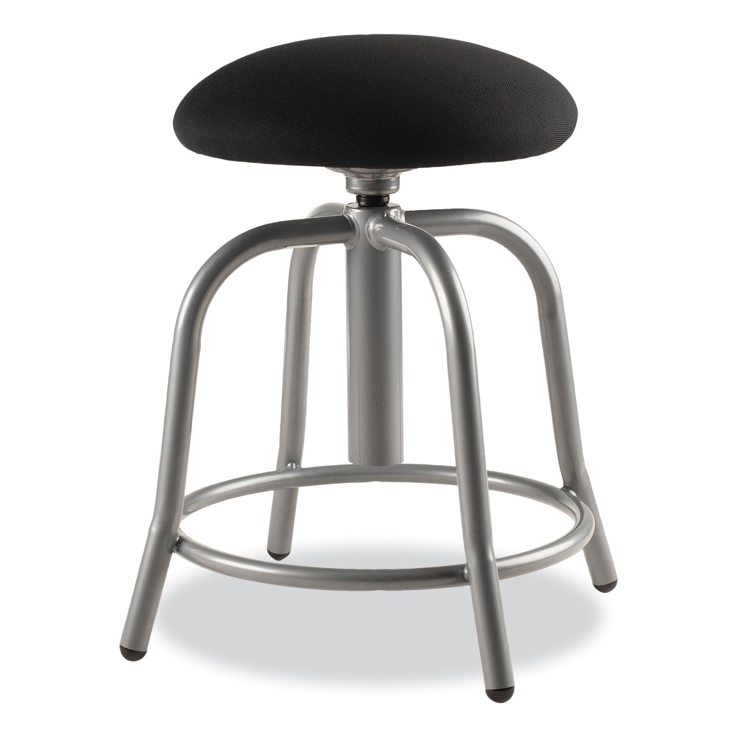 6800-series-height-adj-fabric-seat-swivel-stool-supports-300-lb-18-25-seat-ht-black-seat-gray-baseships-in-1-3-bus-days_nps6810s02 - 1