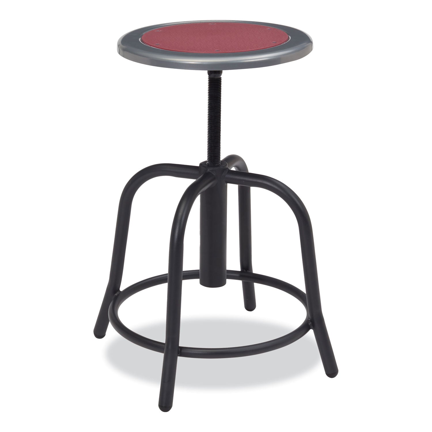 6800-series-height-adj-metal-seat-stool-supports-300-lb-18-24-seat-ht-burgundy-seat-black-base-ships-in-1-3-bus-days_nps681810 - 2