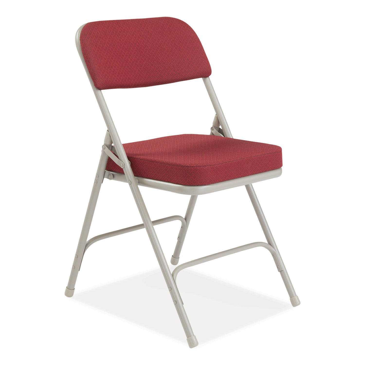 3200-series-premium-fabric-dual-hinge-folding-chair-supports-300lb-burgundy-seat-back-gray-base2-ctships-in-1-3-bus-days_nps3218 - 2