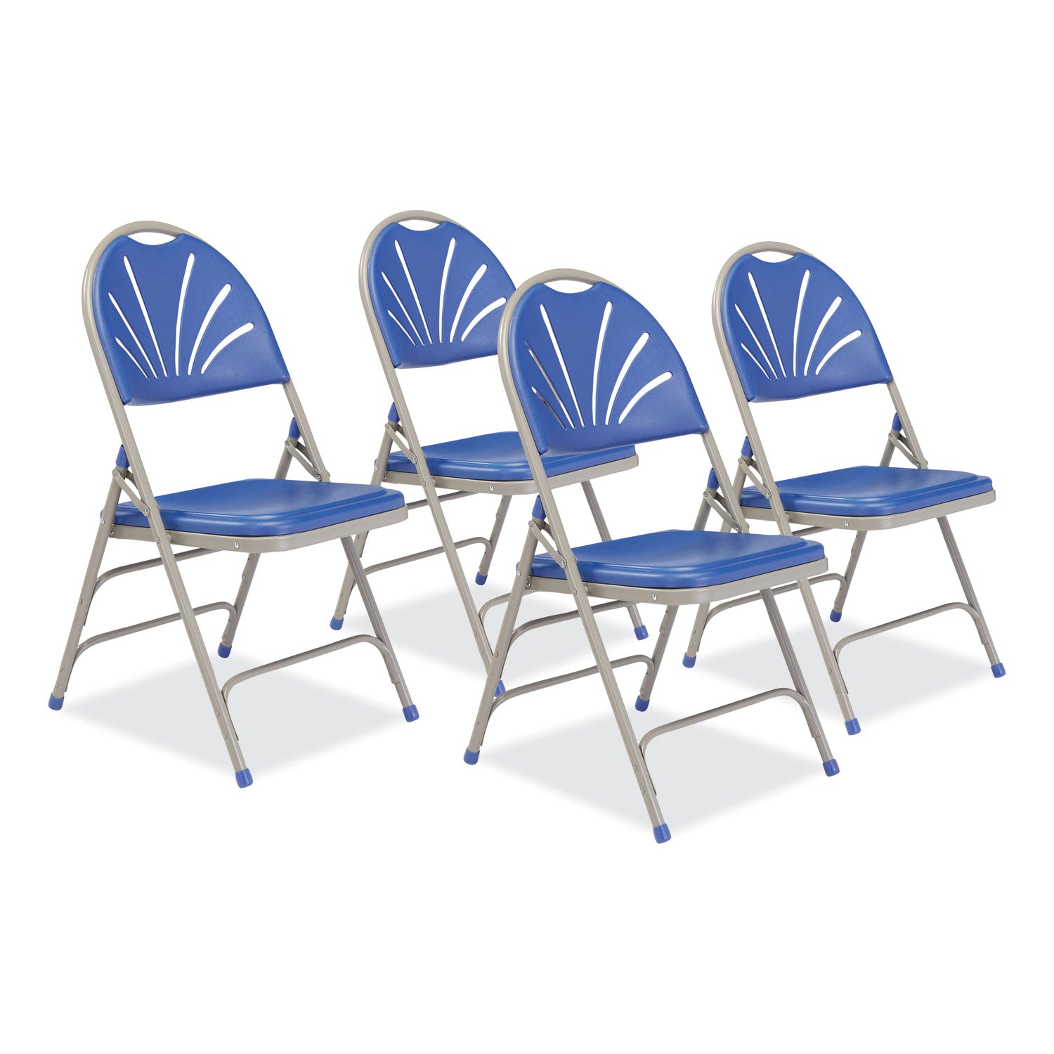 1100-series-deluxe-fan-back-tri-brace-folding-chair-supports-500-lb-blue-seat-back-gray-base-4-ctships-in-1-3-bus-days_nps1105 - 1