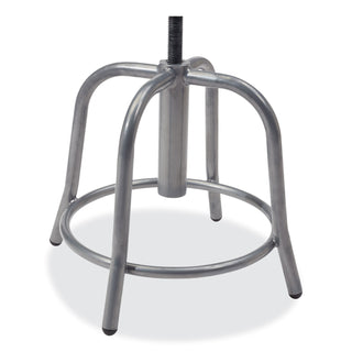6800 Series Height Adj Metal Seat Stool, Supports 300 lb, 18"-24" Seat Ht, Persian Blue Seat/Gray Base, Ships in 1-3 Bus Days
