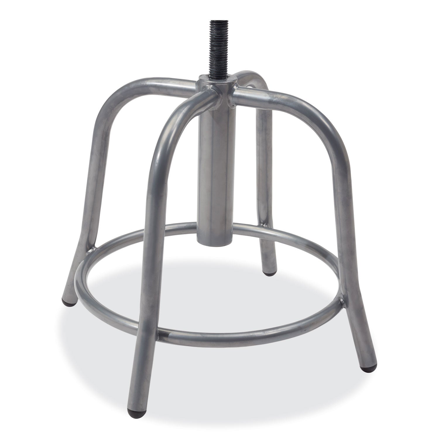 6800 Series Height Adj Metal Seat Stool, Supports 300 lb, 18"-24" Seat Ht, Persian Blue Seat/Gray Base, Ships in 1-3 Bus Days