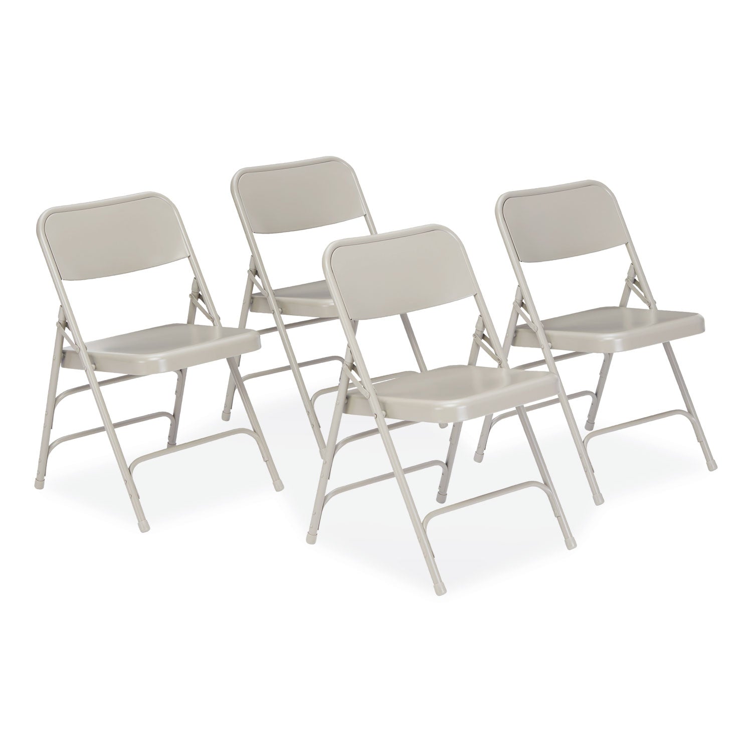300-series-deluxe-all-steel-triple-brace-folding-chair-supports-480-lb-1725-seat-height-gray-4-ctships-in-1-3-bus-days_nps302 - 1