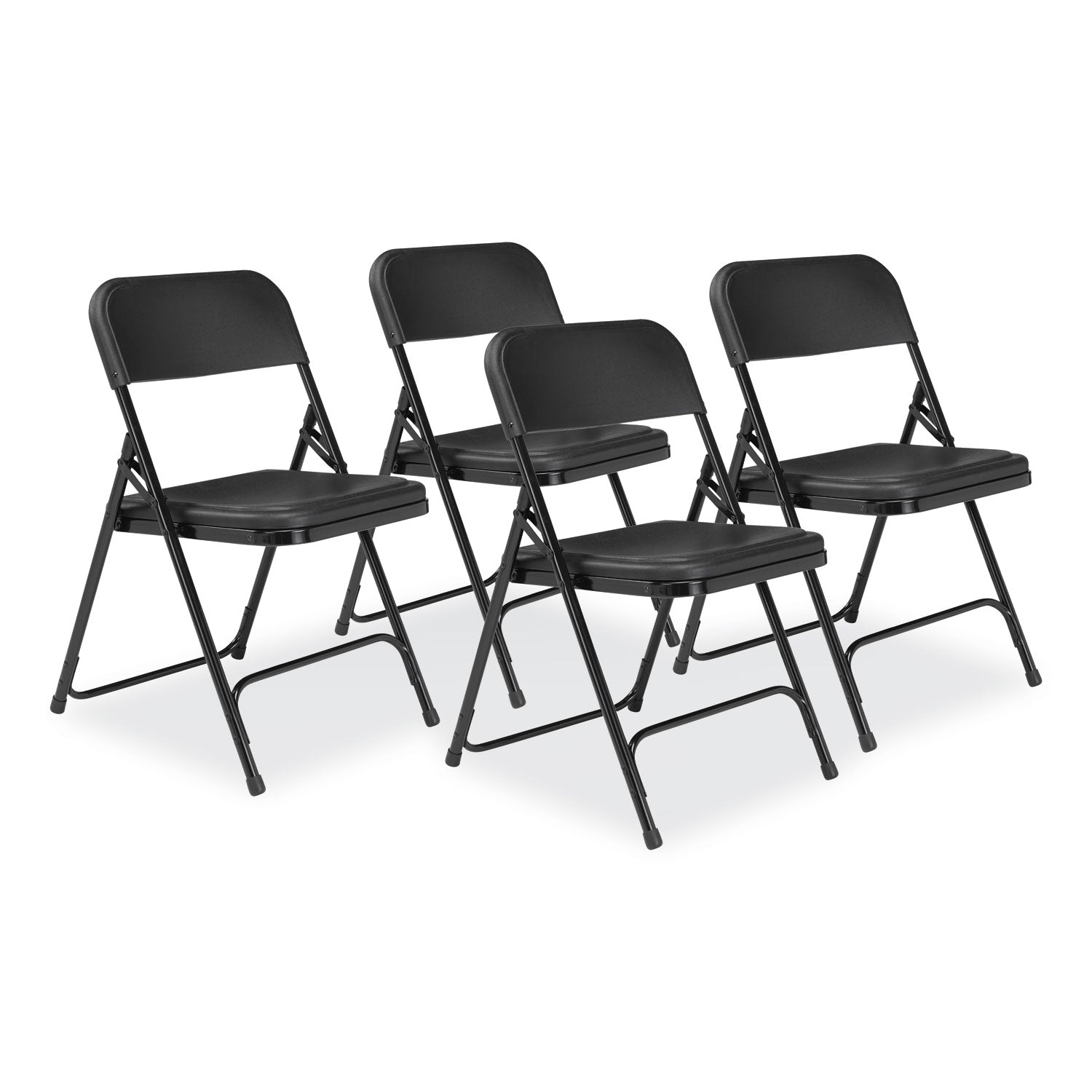 800-series-plastic-folding-chair-supports-500lb-18-seat-height-black-seat-back-black-base-4-ct-ships-in-1-3-bus-days_nps810 - 1