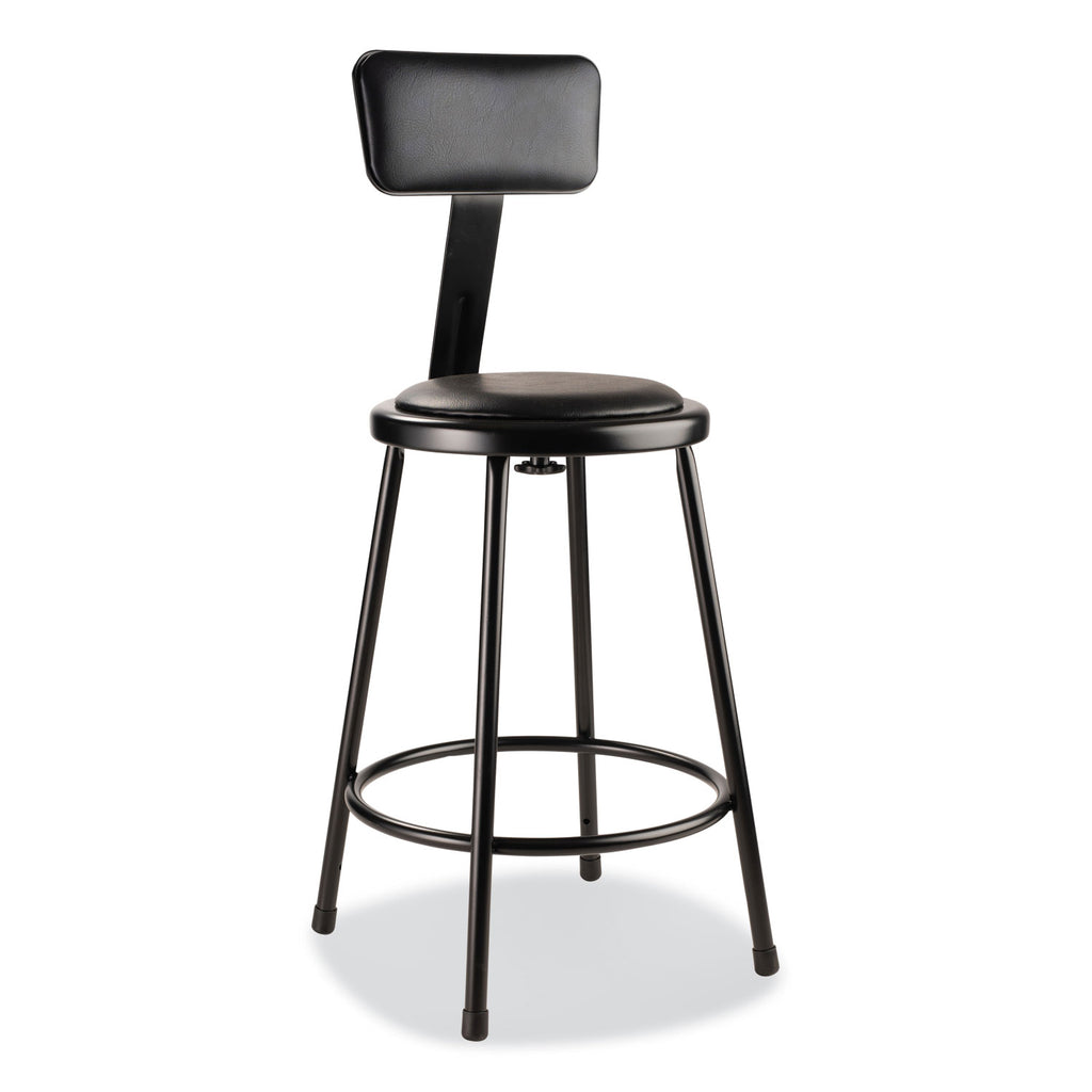 6400-series-heavy-duty-vinyl-padded-stool-w-backrest-supports-300lb-24-seat-ht-black-seat-back-baseships-in-1-3-bus-days_nps6424b10 - 1