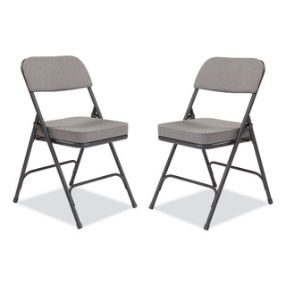 3200-series-fabric-dual-hinge-folding-chair-supports-300-lb-charcoal-seat-back-black-base-2-ct-ships-in-1-3-bus-days_nps3212 - 1