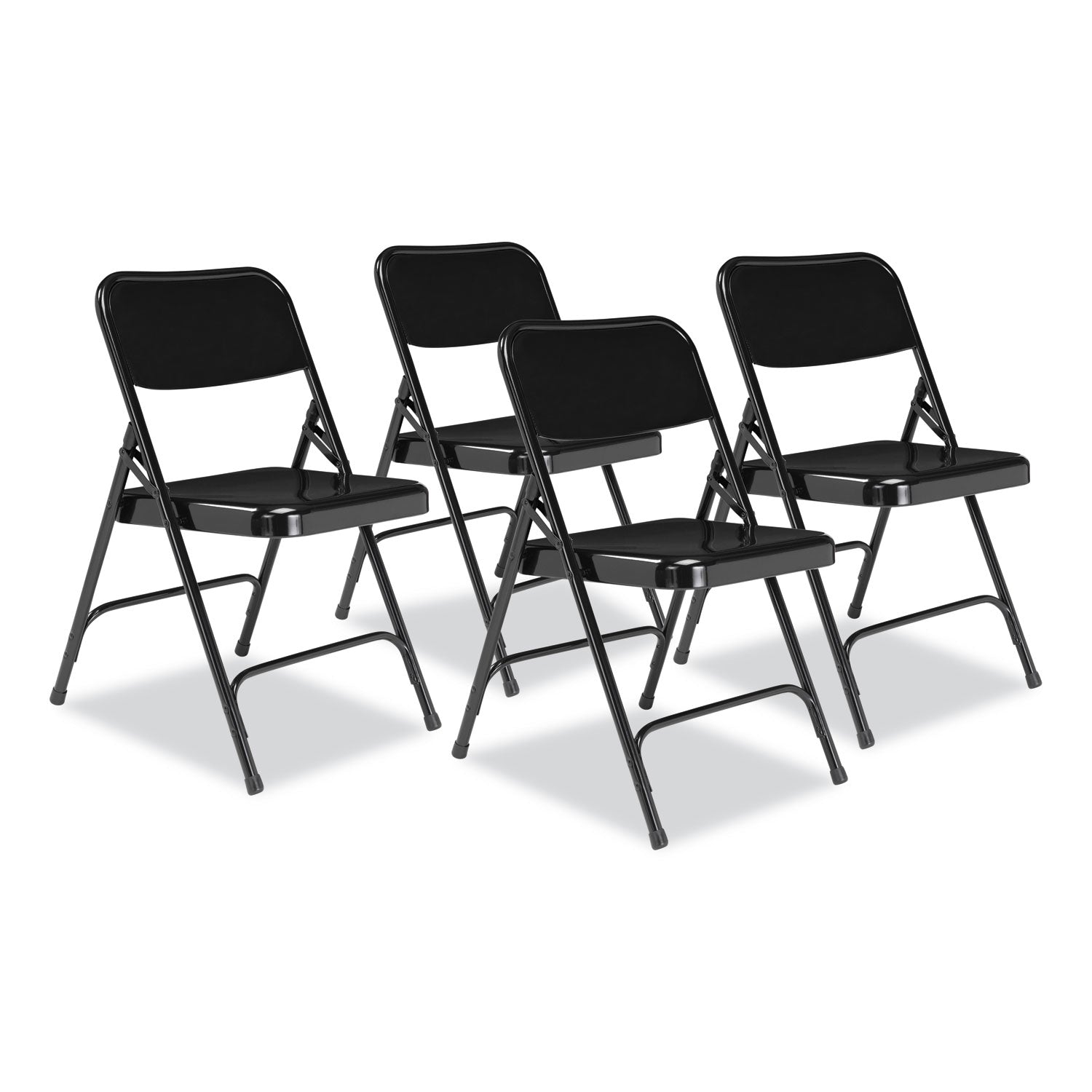 200-series-premium-all-steel-double-hinge-folding-chair-supports-500-lb-1725-seat-ht-black-4-ct-ships-in-1-3-bus-days_nps210 - 1