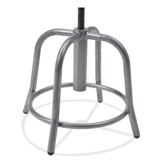 6800 Series Height Adj Metal Seat Stool, Supports 300 lb, 18"-24" Seat Ht, Blueberry Seat, Gray Base, Ships in 1-3 Bus Days