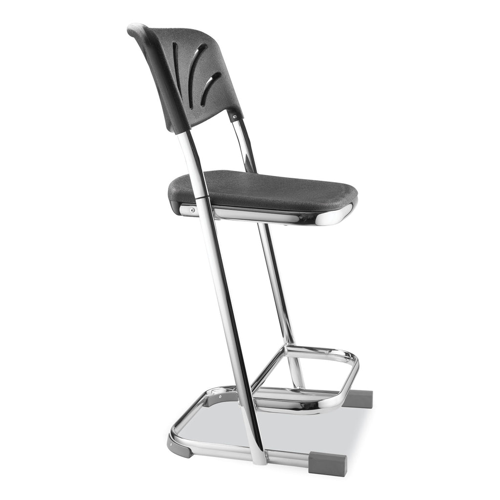 6600-series-elephant-z-stool-with-backrest-supports-500-lb-22-seat-ht-black-seat-back-chrome-frameships-in-1-3-bus-days_nps6622b - 3