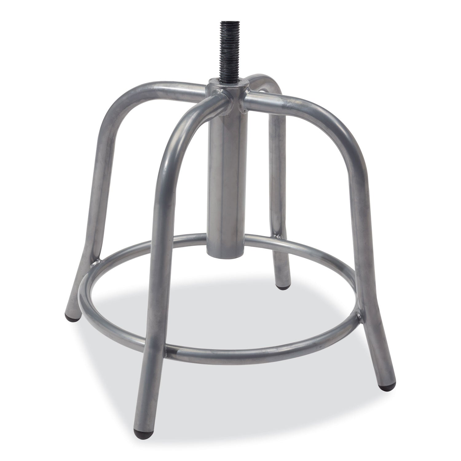 6800 Series Height Adj Metal Seat Swivel Stool, Supports 300lb, 18"-24" Seat Ht,Burgundy Seat/Gray Base,Ships in 1-3 Bus Days